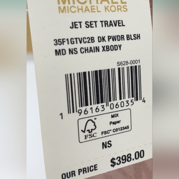 MICHAEL KORS Jet Set Travel Medium Logo Crossbody Bag - Picture 7 of 7